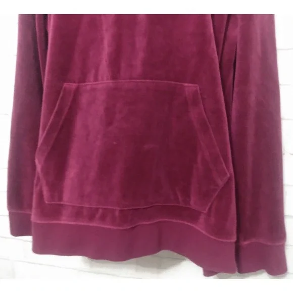 Pacsun Los Angeles Womens Pullover Hooded Sweatshirt Hoodie Size Large Purple - Picture 3 of 5